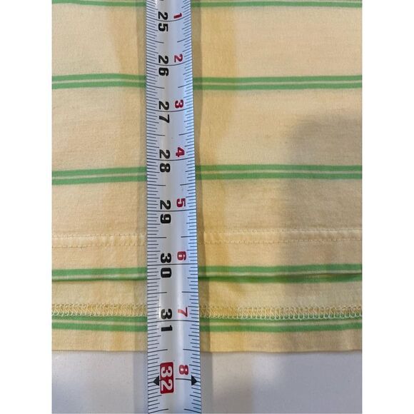 Peter Millar Men’s Striped Yellow Polo Sz XL Golf Stretch - Picture 7 of 7